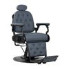 Barber Chair Gabbiano Francesco - Graphite-Black