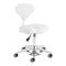 Salon Stool Azzurro 156F Bump-Up - Snow White