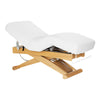 Electric Massage Table Sillon Siesta - White & Light Brown