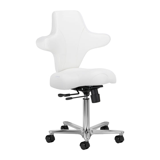 Azzurro Special 152 Adjustable Beauty Stool - Snow White