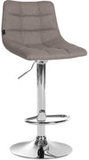 Bar Stool 107, Adjustable and Swivelling - Grey