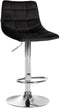 Bar Stool 107, Adjustable and Swivelling - Black