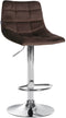 Bar Stool 107, Adjustable and Swivelling - Brown