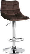 Bar Stool 107, Adjustable and Swivelling - Brown