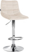 Bar Stool 107, Adjustable and Swivelling - Cream