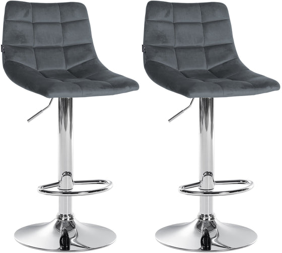 Bar Stool Set 107 - Dark Grey