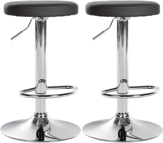 Set of 2 Bar Stools 109 - Black