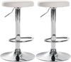 Set of 2 Bar Stools 109 - White