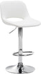 Bar Stool 106 with Backrest - White
