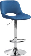 Bar Stool 106, Adjustable, Swivelling - Blue