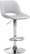 Bar Stool 106, Adjustable, Swivelling - Light Grey