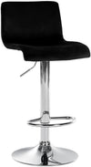Bar Stool 105, Adjustable and Swivelling - Black