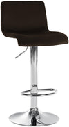 Adjustable Swivel Bar Stool with Backrest 105 - Brown