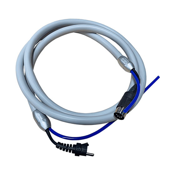 Podiatry Drill Hose Set PodoMonium EcoMonium - Silver and Blue