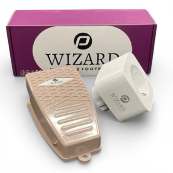 Wireless Nail Drill Foot Pedal PodoMonium Wizard - Beige