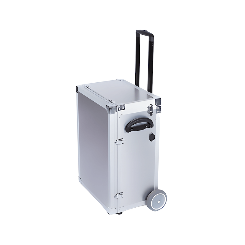 Pedicurekoffer met Trolley PodoMobile Maxi Brush Silver 1