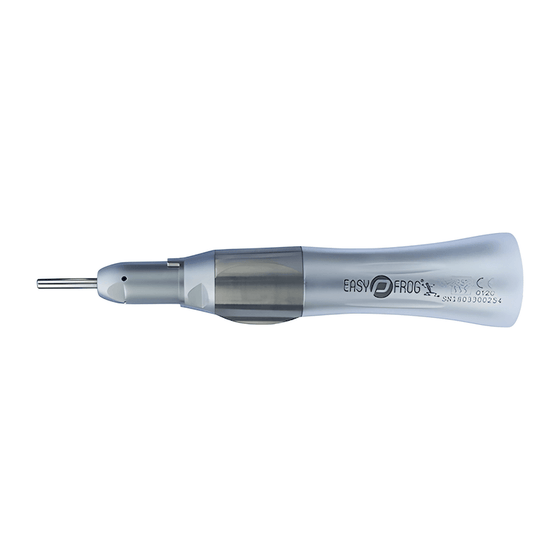 Nail Drill Front Section PodoMonium Easyfrog 2.0 - Silver