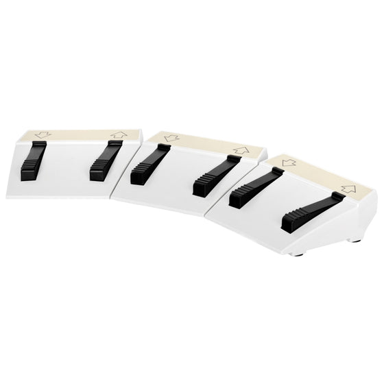 Foot Pedal Azzurro Curve - White