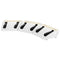 Foot Pedal Azzurro Curve - White