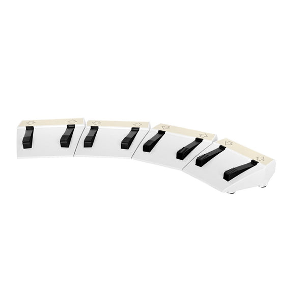 Foot Pedal Azzurro Curve for 4-Motor Treatment Chairs - White