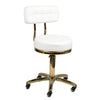 Salon Stool AM-961 - Gold-White