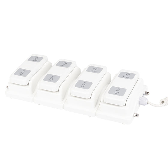 Foot Pedal Basic & Kate for 4-Motor Treatment Chairs - White
