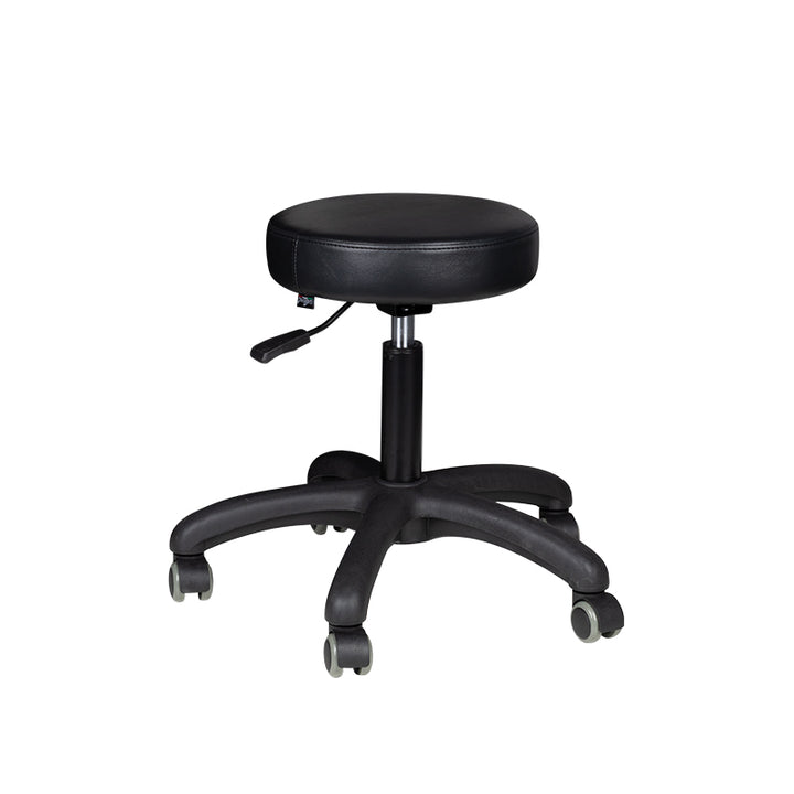 Tabouret Verstelbaar Eco Leder AM-303-2 Zwart