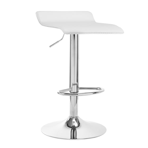 Adjustable Bar Stool QS-B08 - White