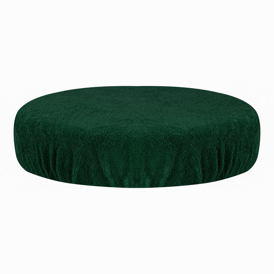 Stool Cover Terry - Bottle Green