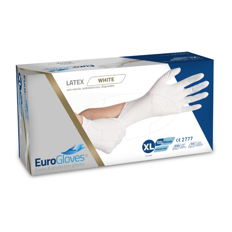 Latex Gloves EuroGloves - White