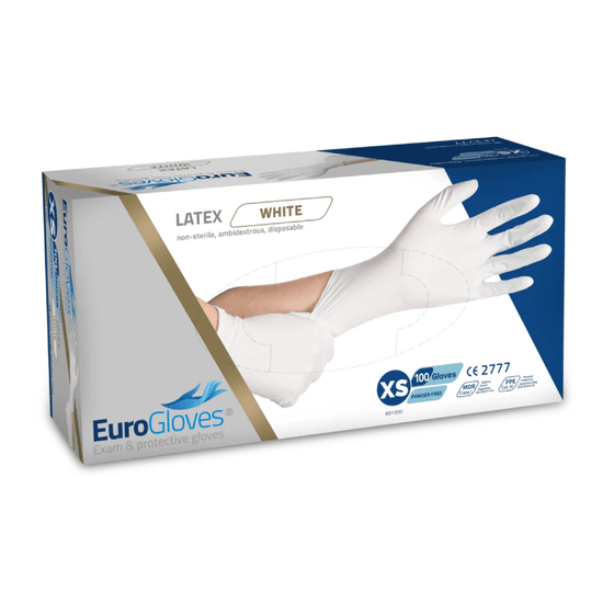 Latex Gloves EuroGloves - White